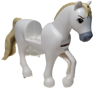 Horse, Dk Bluish Gray Nose, bb1279c01pb07 LEGO® Animals LEGO®