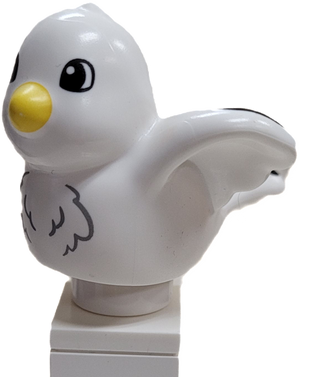 Duplo Bird with Black Wing Tips, 27370pb04 LEGO® Animals LEGO®