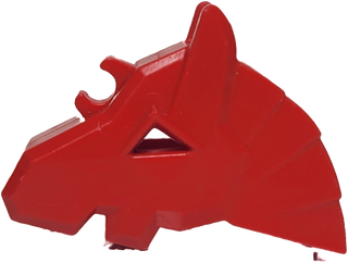 Horse Battle Helmet, Angular 48492 LEGO® Animals LEGO® Red