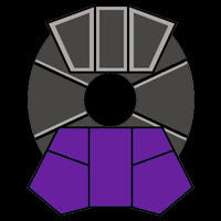 Shoulder Cloth Commander Style- CAC Custom Body Wear Clone Army Customs Purple