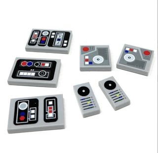 B3 Customs Control Panel Pack (Series 1) Custom LEGO Parts B3 Customs
