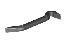 Minifigure Utensil, Crowbar, Part# 92585 Part LEGO® Black