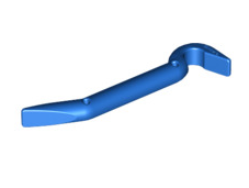Minifigure Utensil, Crowbar, Part# 92585 Part LEGO® Blue