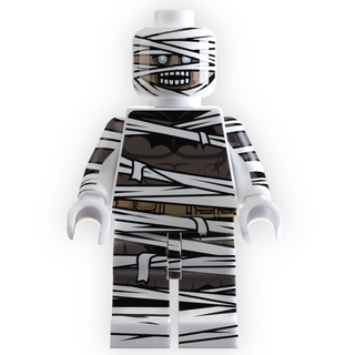 DARK BAT as Mummy Minifig made using LEGO parts Custom minifigure B3 Customs