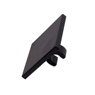 Road Sign 2x2 Square with Open O Clip, Part# 15210 Part LEGO® Black