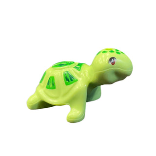 Turtle with Bright Green and Dark Green Spots, 11603pb06 LEGO® Animals LEGO®