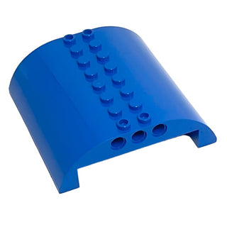 Slope Curved 8x8x2 Double, Part# 54095 Part LEGO® Blue Very Good