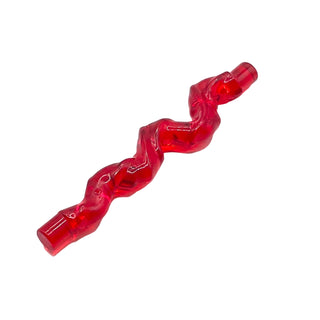 Magic Spell, Vine Twisted with Bar Ends, Part# 3473a Part LEGO® Trans-Red