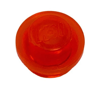 Plate Round 1x1, Part# 4073 Part LEGO® Trans-Neon Orange