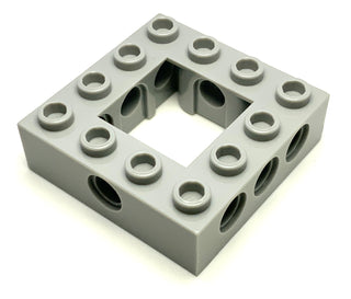 Technic, Brick 4x4 Open Center, Part# 32324 Part LEGO® Light Bluish Gray  