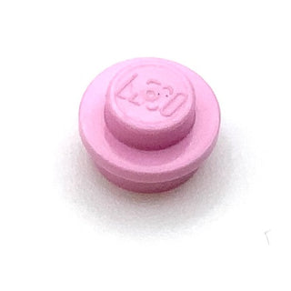 Plate Round 1x1, Part# 4073 Part LEGO® Bright Pink