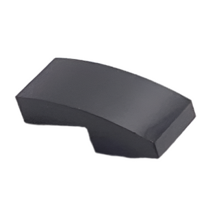 Slope, Curved 2 x 1 x 2/3, Part# 11477 Part LEGO® Black 1 Part