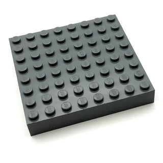 Brick 8x8, Part# 4201 Part LEGO® Dark Bluish Gray Very Good