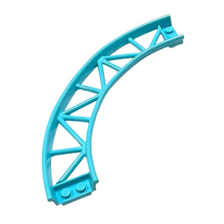 Roller Coaster Curve, 90 Degrees, Part# 25061 Part LEGO® Medium Azure