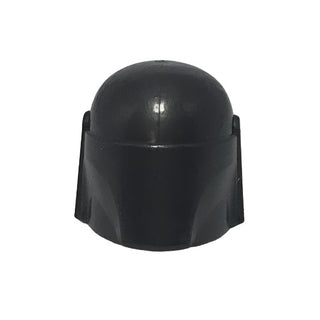Minifigure, Headgear Mandalorian Helmet Plain with Holes, Part# 87610 Part LEGO® Pearl Dark Gray