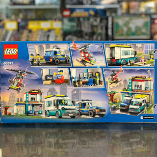 Emergency Vehicles HQ, 60371 Building Kit LEGO®