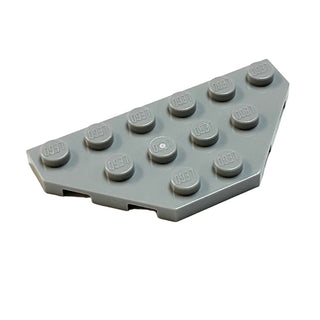 Wedge, Plate 3x6 Cut Corners, Part# 2419 Part LEGO® Light Bluish Gray