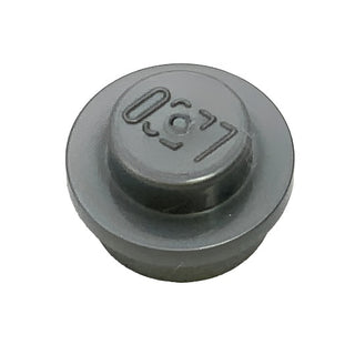 Plate Round 1x1, Part# 4073 Part LEGO® Flat Silver