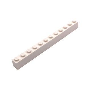 Brick 1x12, Part# 6112 Part LEGO® White 1 Part