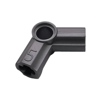 Technic, Axle and Pin Connector Angled #5 - 112.5 degrees, Part# 32015 Part LEGO® Flat Silver