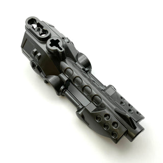 Hero Factory Weapon, Zamor Sphere Launcher Top Half with Barrel and Sight, Part# 98563 Part LEGO® Pearl Dark Gray