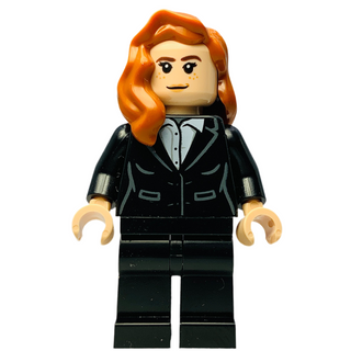 Pepper Potts - Black Suit, Hair over Shoulder, sh0926 Minifigure LEGO® Like New