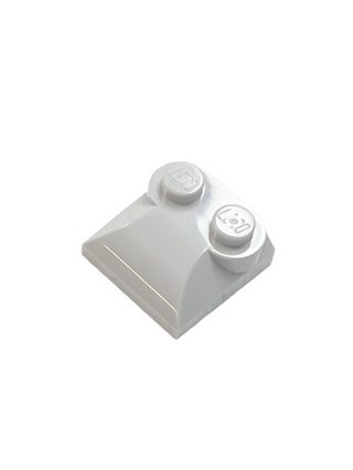 Slope, Curved 2 x 2 x 2/3 with 2 Studs and Curved Sides, Part# 47457 Part LEGO® Light Bluish Gray