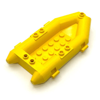 Boat, Small Rubber Raft, Part# 30086c01 Part LEGO® Yellow Very Good