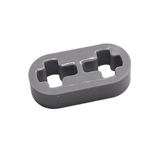 Technic, Liftarm Thin 1x2 (Axle Holes), Part# 41677 Part LEGO® Light Bluish Gray