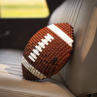 American Football Life-Sized Replica Building Kit Bricker Builds