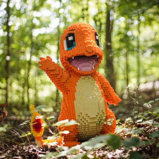 Fire Lizard Life-Sized Sculpture Building Kit Bricker Builds