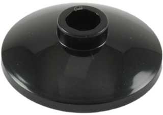 Dish 2x2 Inverted, Part# 4740 Part LEGO® Black