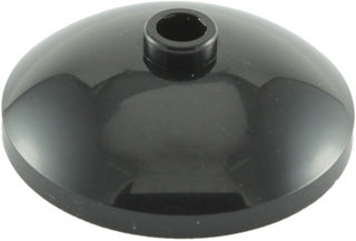 Dish 3x3 Inverted, Part# 43898 Part LEGO® Black