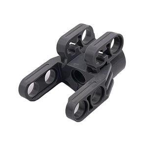Technic, Axle and Pin Connector Block 4 x 3 x 2 1/2 (Linear Actuator Holder), Part# 61904 Part LEGO® Dark Bluish Gray