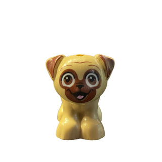 Dango- Pug with Eyes Looking Forward, 24111pb07 LEGO® Animals LEGO®