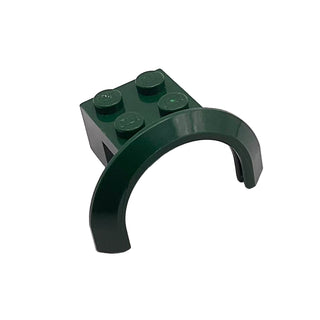 Vehicle, Mudguard 4 x 2 1/2 x 1 2/3 with Arch Round, Part# 50745 Part LEGO® Dark Green