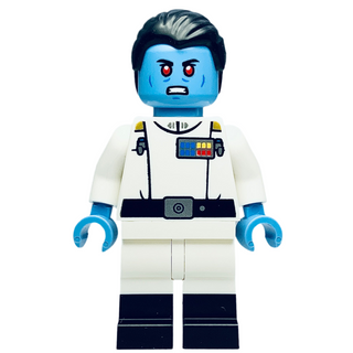Grand Admiral Thrawn - Medium Blue Skin, sw1356 Minifigure LEGO® Like New