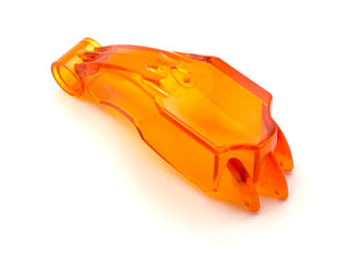 Paw 2x6x2 1/2 with Claws and Pin Hole, Part# 15101 Part LEGO® Trans-Orange  