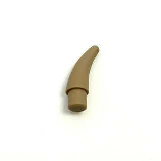Barb/Claw/Horn/Tooth - Small, Part# 53451 Part LEGO® Dark Tan  