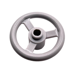 Technic, Steering Wheel Small, 3 Studs Diameter, Part# 2819 Part LEGO® Light Bluish Gray
