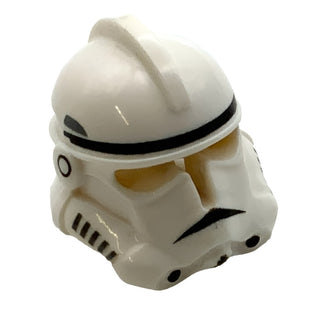 Clone Trooper Episode 3 Helmet, Part# 50995pb01 Part LEGO® White
