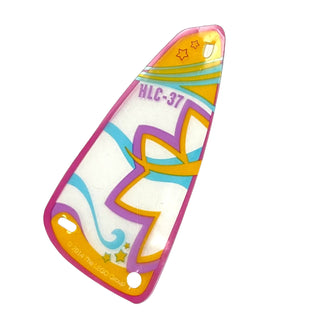 Plastic Triangle 6 x 12 Sail with 'HLC-37' Pattern, Part# 16292 Part LEGO®