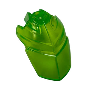 Hero Factory Helmet Visor with Clip, Part# 11269 Part LEGO® Trans-Bright Green