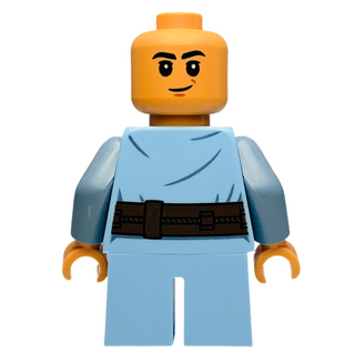 Boba Fett, Young - Bright Light Blue Shirt. sw1407 Minifigure LEGO®