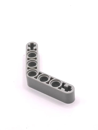 Technic, Liftarm, Modified Bent Thick 1 x 7 (4 - 4), Part# 32348 Part LEGO® Light Gray