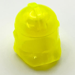 Minifigure Headgear Clone Trooper Helmet (Phase 2), Part# 11217 Part LEGO® Prototype Satin Trans-Yellow  