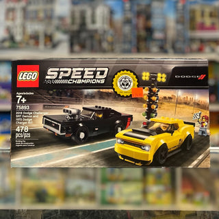 2018 Dodge Challenger SRT Demon and 1970 Dodge Charger R/T, 75893 Building Kit LEGO®