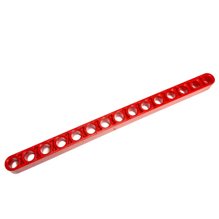 Technic, Liftarm Thick 1 x 15, Part# 32278 Part LEGO® Red