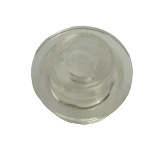 Plate Round 1x1, Part# 4073 Part LEGO® Trans-Clear
