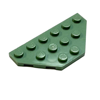 Wedge, Plate 3x6 Cut Corners, Part# 2419 Part LEGO® Sand Green